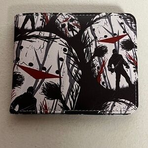 Friday The 13th Jason Voorhees Pleather Wallet Horror Movie Scary Pamela 80s